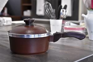 Cacerola Doña TINA con mango 18cm DT2001 Marron