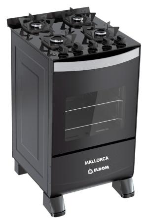 Cocina 4H  Eldom Mallorca VETRO Negra