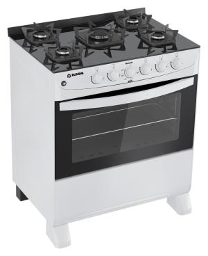 Cocina 5H  Eldom Marbella VETRO Blanca