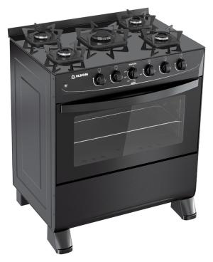 Cocina 5H  Eldom Marbella VETRO Negra