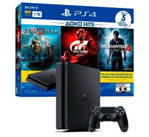 Consola Play 4 1TB c/3 Juegos G:6M Minu