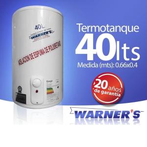 Termotanque 40L Cobre WARNERS